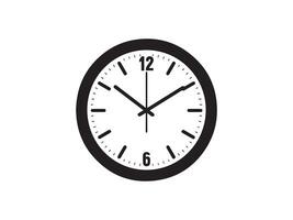 reloj icono aislado en blanco antecedentes. hora icono. vector ilustración.