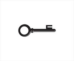 Key icon vector design illustration template. Key icon vector design inspiration