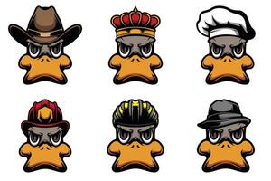 Duck Heads Bundle vector