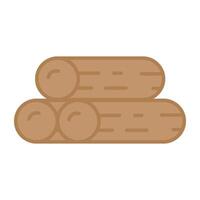 A premium download icon of wood logs vector