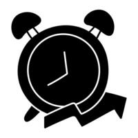 Modern design icon of alarm clock vector