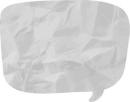 old paper speech bubble photo