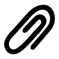 A trendy design icon of paper clip vector