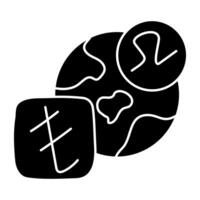 An icon design of linguistic learning vector