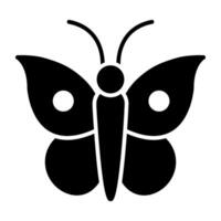 An icon design of butterfly, editable vector