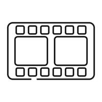 A perfect design icon of image reel vector