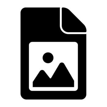 A perfect design icon of image file vector