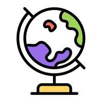 Premium design icon of globe vector
