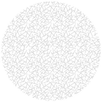 vector resumen redondo modelo ilustración aislado en un blanco antecedentes.