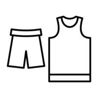 Shorts with vest, concept of men's attire vector