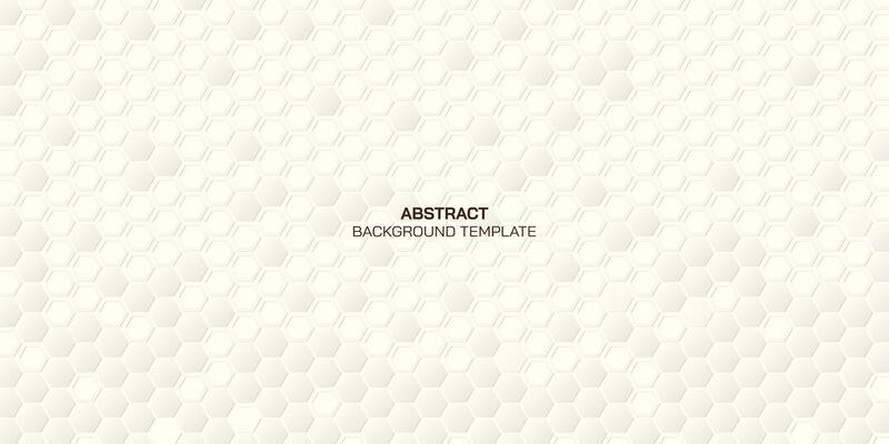 Abstract embossed hexagon vector illustration background. Honeycomb pattern background.