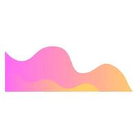Abstract bloob corner shape vector