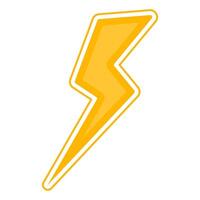 Thunderbolt Lightning Element Vector