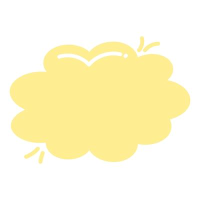 Cute Speech Bubble, Cute Chat Bubble