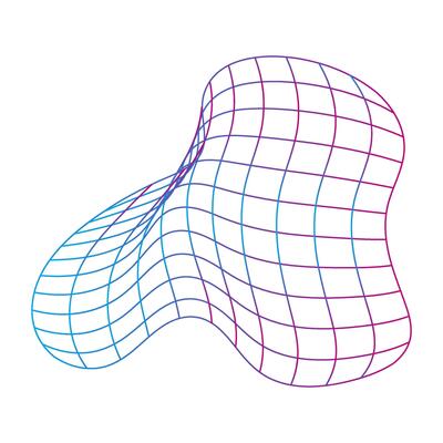 Abstract Wireframe line art for business design