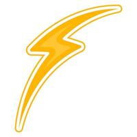 Thunderbolt Lightning Element Vector