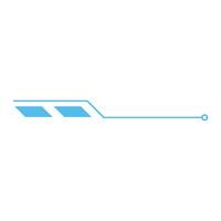 Cyber futuristic line header footer vector