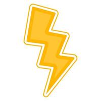 Thunderbolt Lightning Element Vector