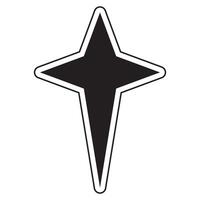 Simple streetwear element decoration, Y2K shape element vector