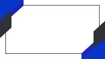 simple and flat horizontal corporate template background with copy space. professional corporate template background vector