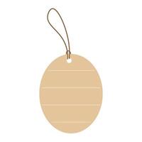 Paper tag for price, discount label vector