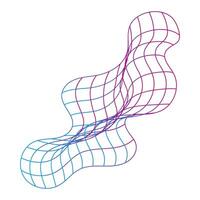 Abstract Wireframe line art for business design vector