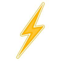 Thunderbolt Lightning Element Vector