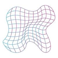 Abstract Wireframe line art for business design vector