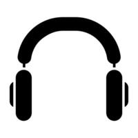 A head wearing accessory icon, vector design of headphones