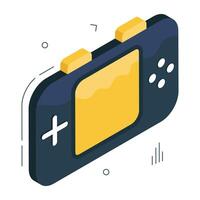 Brick game icon, editable vector