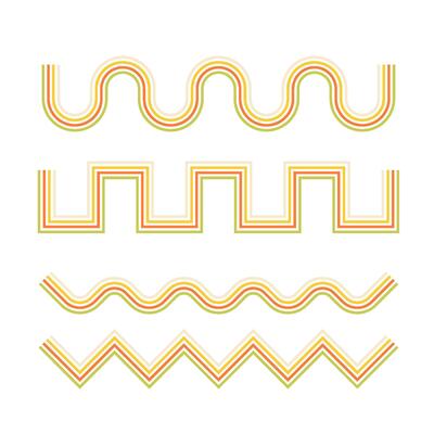 Groovy Line Rainbow Set