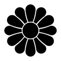 A trendy vector design of flower