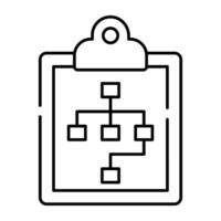 An editable design icon of algorithm vector