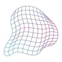 Abstract Wireframe line art for business design vector