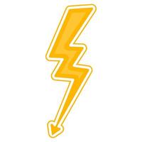 Thunderbolt Lightning Element Vector