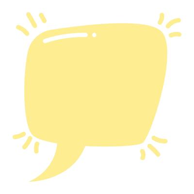 Cute Speech Bubble, Cute Chat Bubble