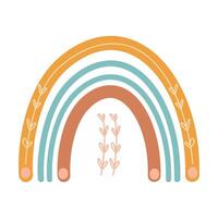 Cute Rainbow Childish vector
