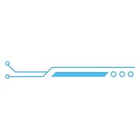Cyber futuristic line header footer vector