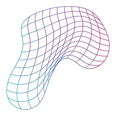 Abstract Wireframe line art for business design