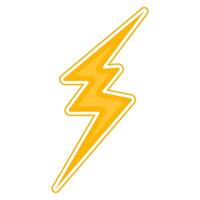 Thunderbolt Lightning Element Vector