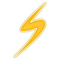 Thunderbolt Lightning Element Vector