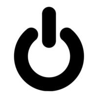 A perfect design icon of power button vector