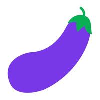 Modern design icon of eggplant vector