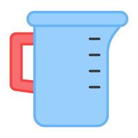 A trendy vector design of water jug