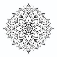 geometric mandala design vector