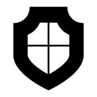 un icono de diseño editable del escudo de seguridad vector