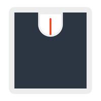 An icon design of weight scale vector