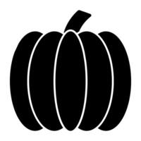 A delightful icon of vegetable, pumpkin vector