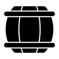 A unique design icon of cask vector