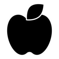 A delightful icon of fruit, apple vector